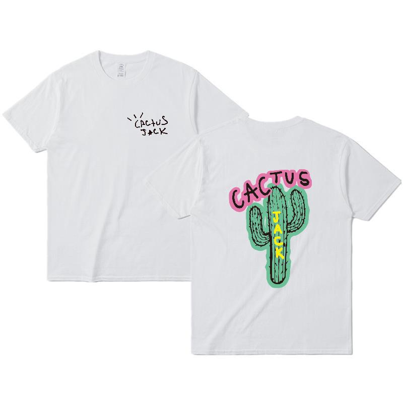 cactus jack luxury Men Cotton T Shirt Hip Hop Men Women