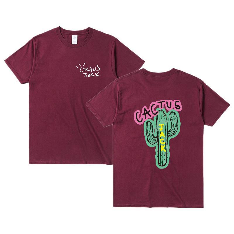 cactus jack luxury Men Cotton T Shirt Hip Hop Men Women