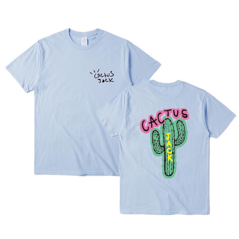 cactus jack luxury Men Cotton T Shirt Hip Hop Men Women
