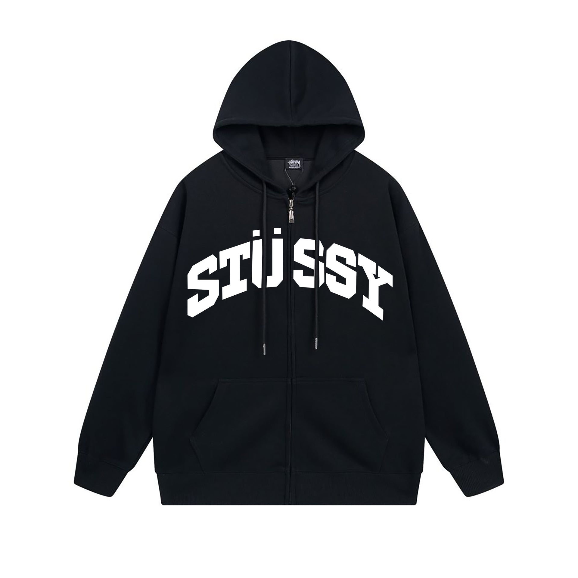 Stussy Hoodie Zip Cardigan Hooded Sweater