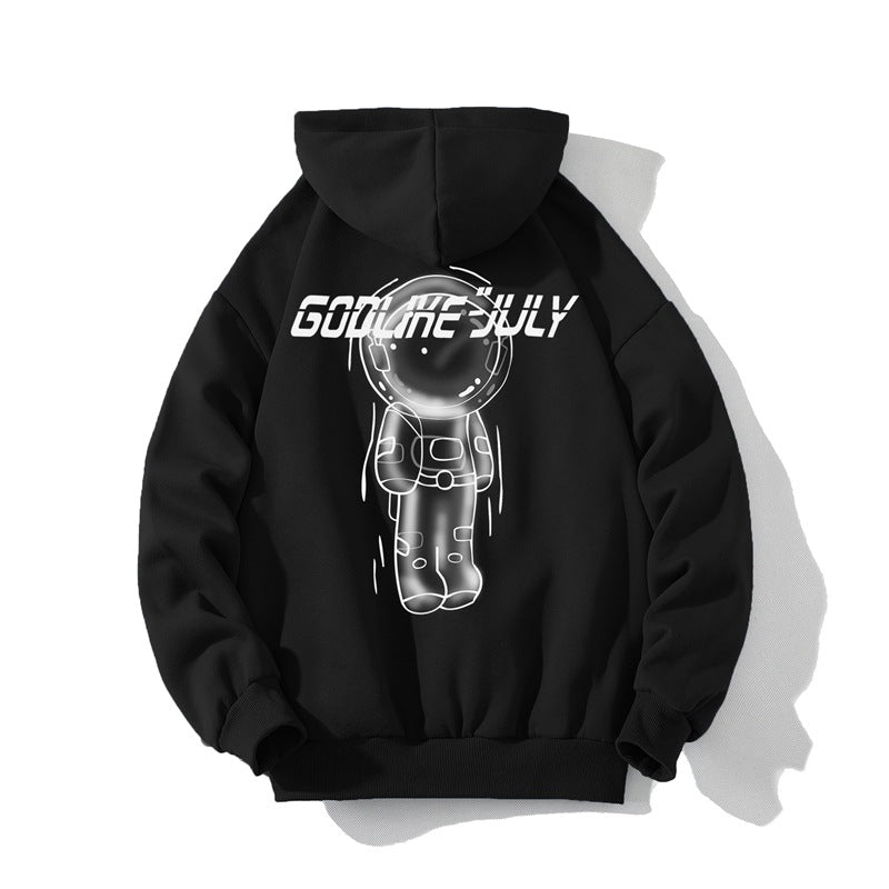 Men's Hoodie Cartoon Printed Casual Jacket