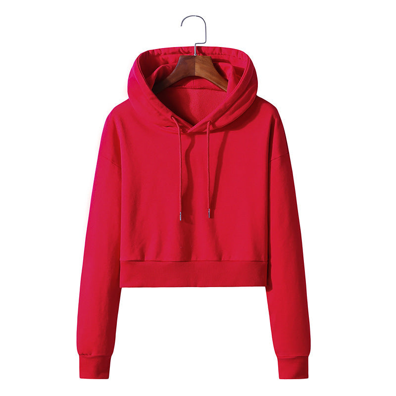 MEN'S Hoodie Exposed Navel Design Short