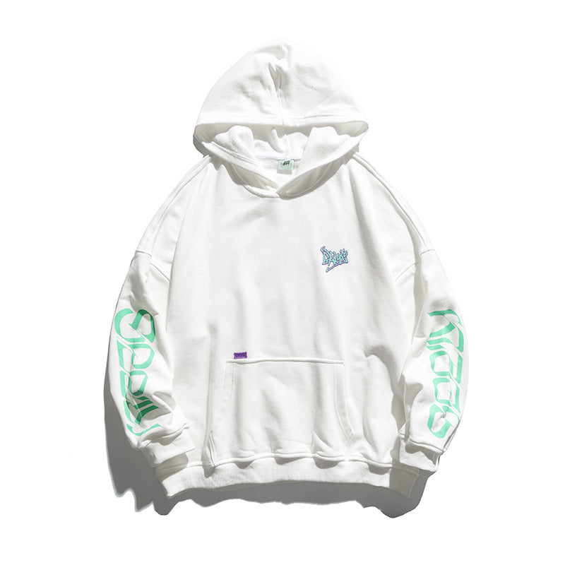 Man Fall Outfis Autumn Cartoon Printed Hoodie Men's Casual Top