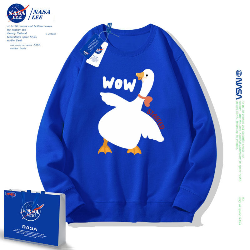 Nasa Children Hoodie Nasa Sweater Children'S Autumn Loose Round Neck