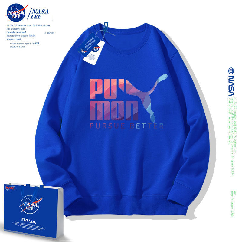 Nasa Children Hoodie Nasa Sweater Children'S Autumn Loose Round Neck
