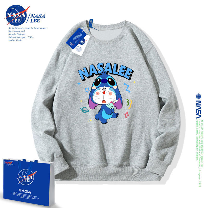 Nasa Children Hoodie Nasa Sweater Children'S Autumn Loose Round Neck