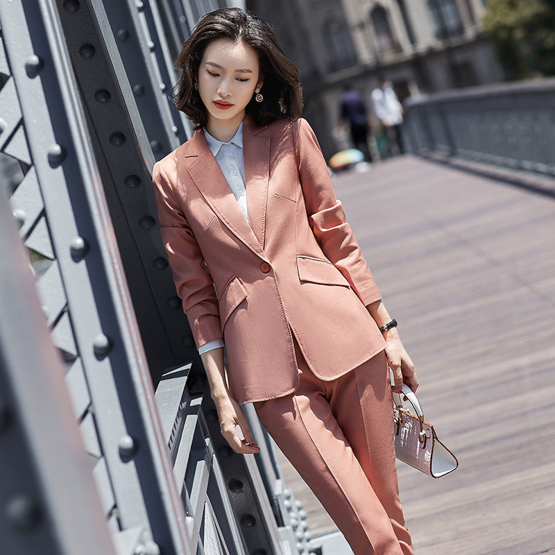 Interview Suit Women's Suit Jacket Women's Fashion Two-Piece Suit Fashion