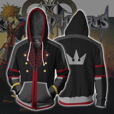 Anime Hoddies 3D Printed Full-Zip Cardigan Anime Hoodie Coat