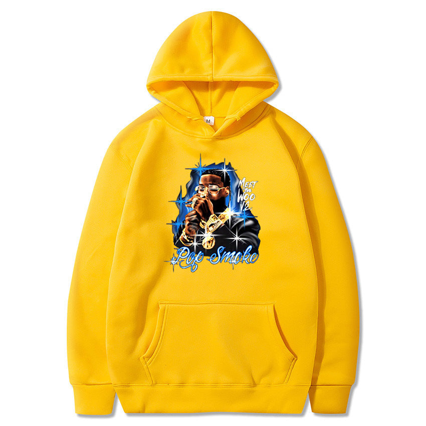 Pop Smoke Hoodies Loose Hoodie Coat