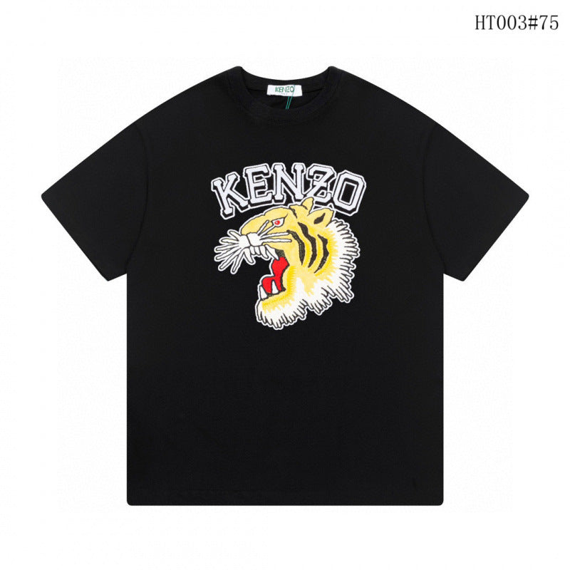 KENZO T Shirt Summer Tiger Head Casual