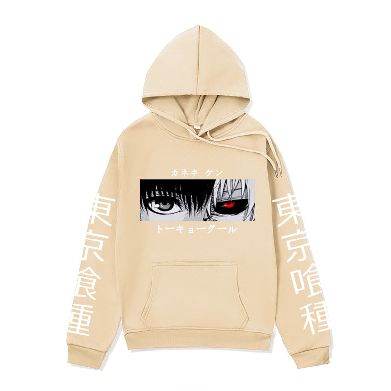 Anime Hoddies Food Series Sweater Velvet Padded plus Size Hoodie