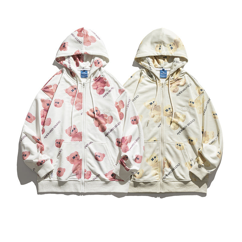 Men's Graphic Hoodies Men's Sweater Loose Casual Hooded Top