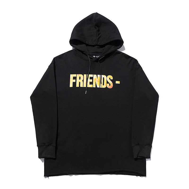 Vlone Hoodie Hooded Sweater Wool Coil Men'S And Women'S Loose Large V Pullover Hoodie Coat