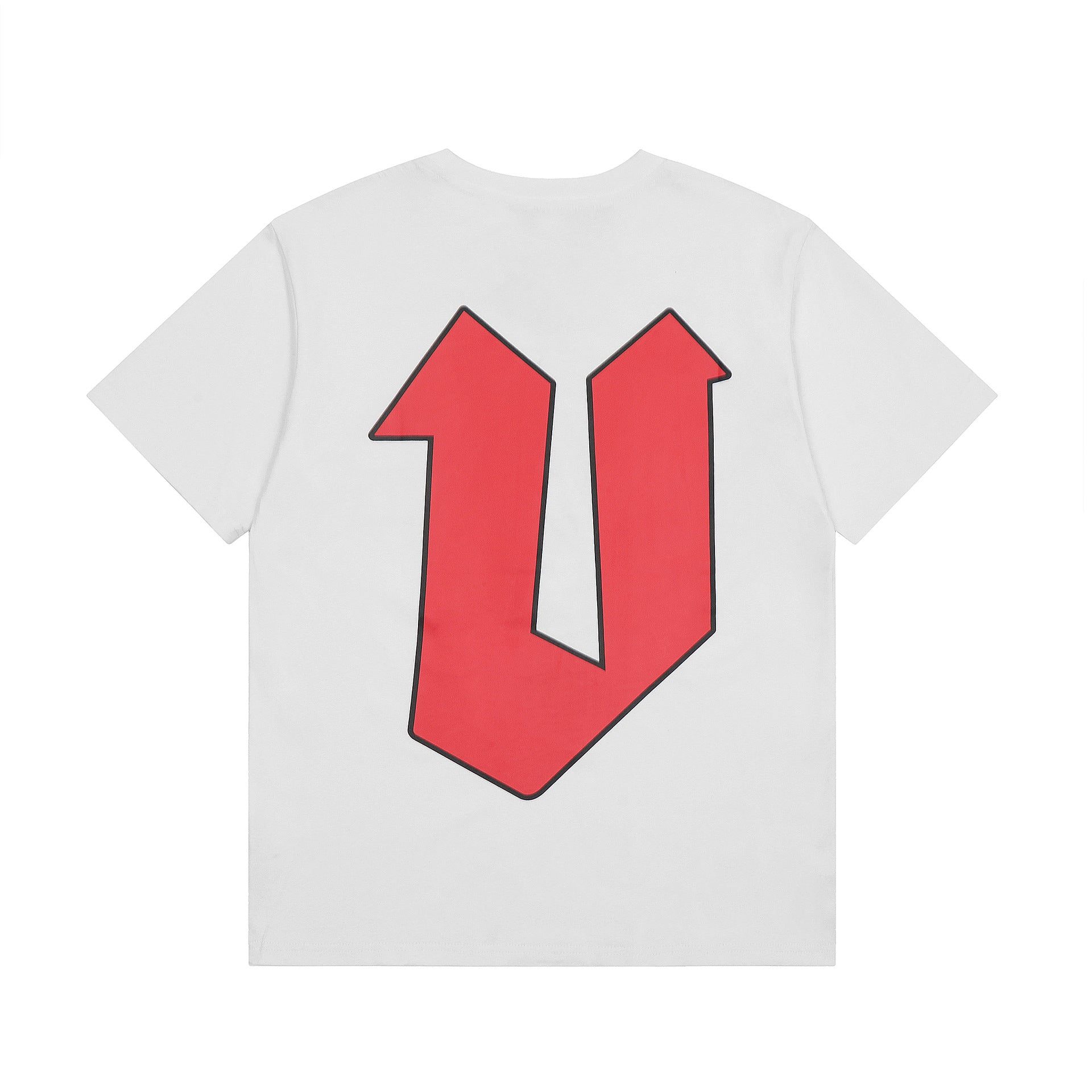 Vlone T Shirt Spring Summer Square Letter Pattern Crew Neck