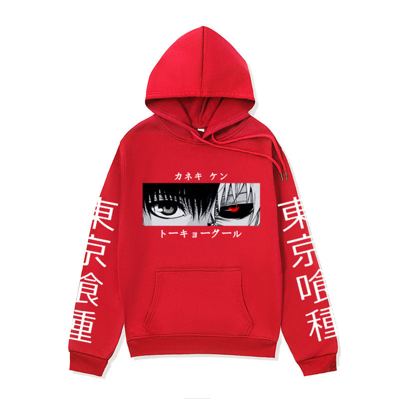 Anime Hoddies Food Series Sweater Velvet Padded plus Size Hoodie