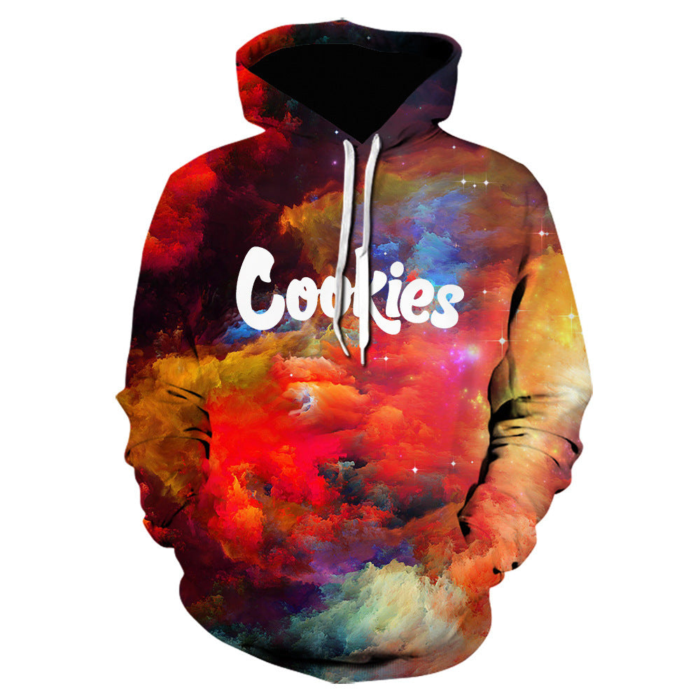 Cookies Hoodie Digital Printed Hood Sweater