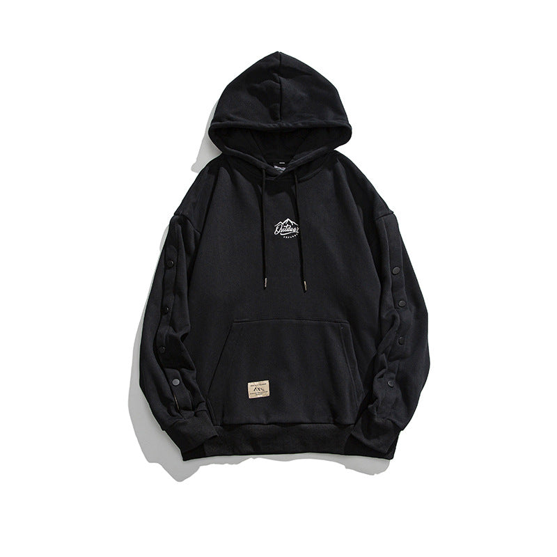 Men's Graphic Hoodies Men's Autumn Trendy Loose Hooded Sweater