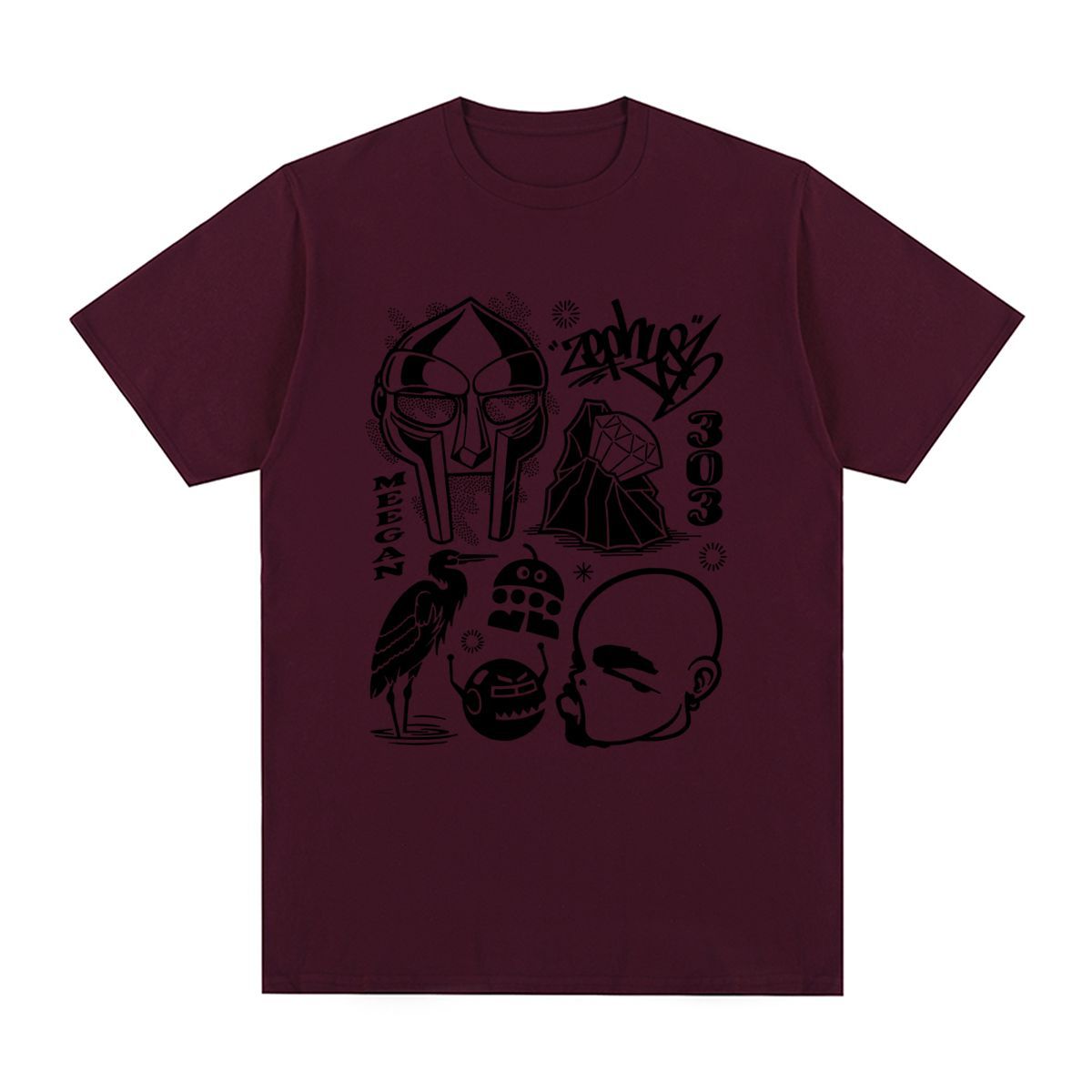 Mf Doom T Shirt Vintage T-shirt Cotton