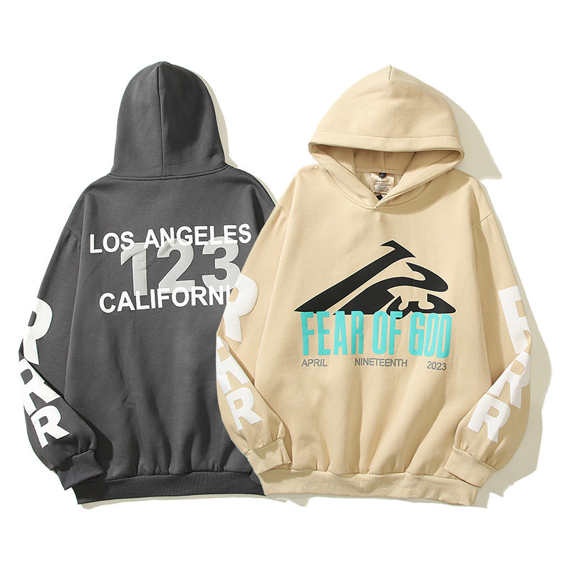 RRR123 Hoodie Los Angeles California Fog Co-branded