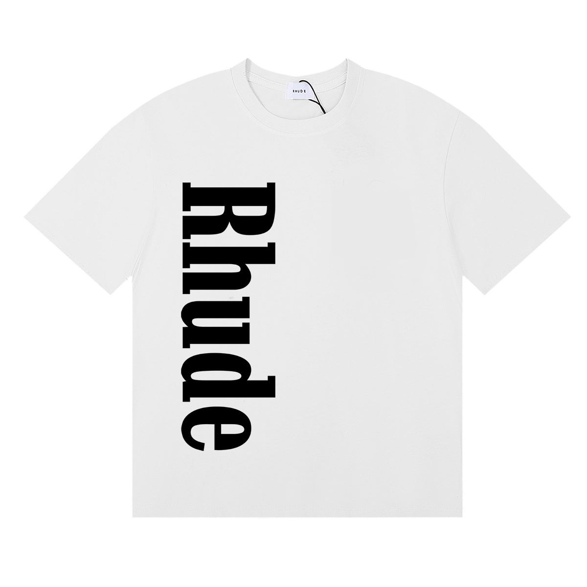 Rhude T Shirt Micro Label Letter Skull Print Short Sleeve T-Shirt