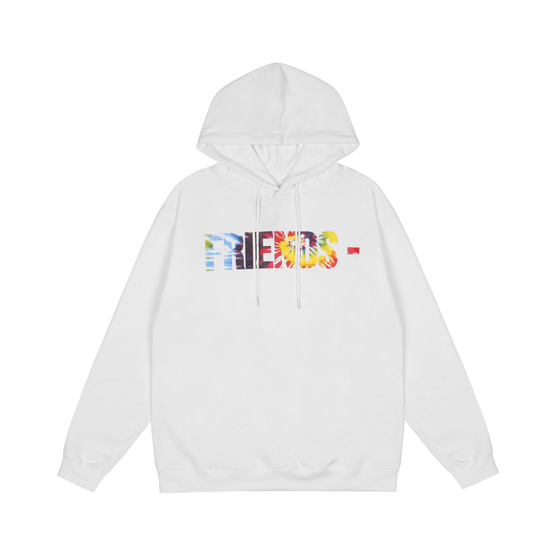 Vlone Hoodie Hip Hop High Street Big V Print Short Sleeve T-Shirt Hoodie