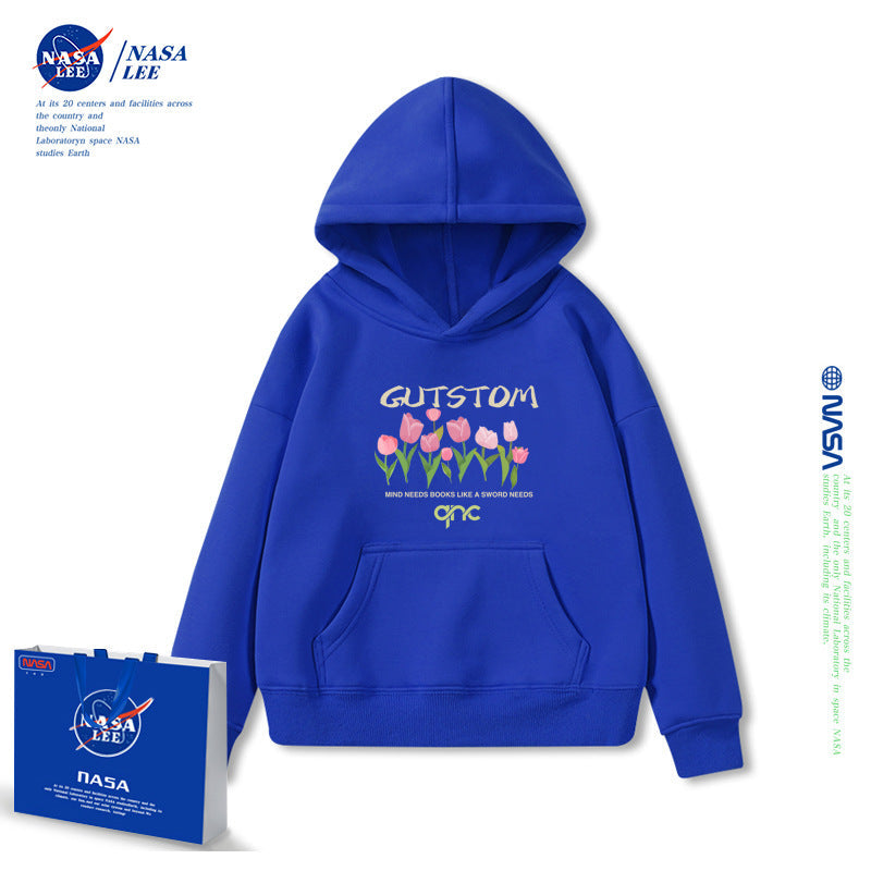 NASA Children Hoodie NASA Hooded Sweater Fleece-Lined Girl