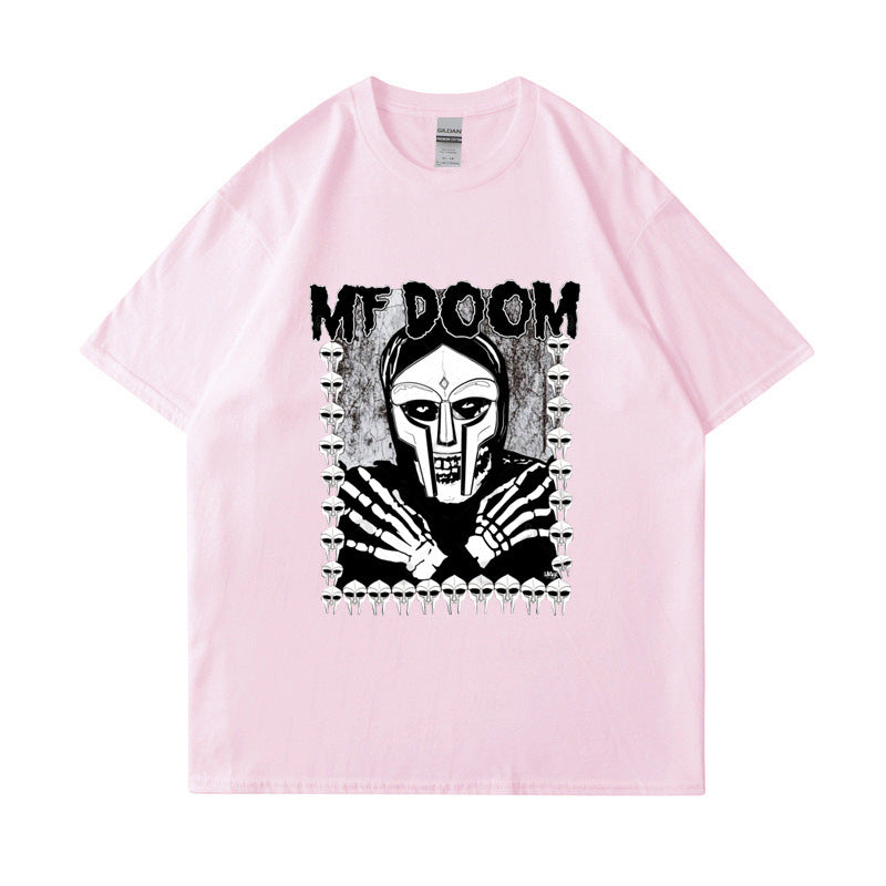 Mf Doom T Shirt Men's and Women's Crew Neck Summer Short Sleeve
