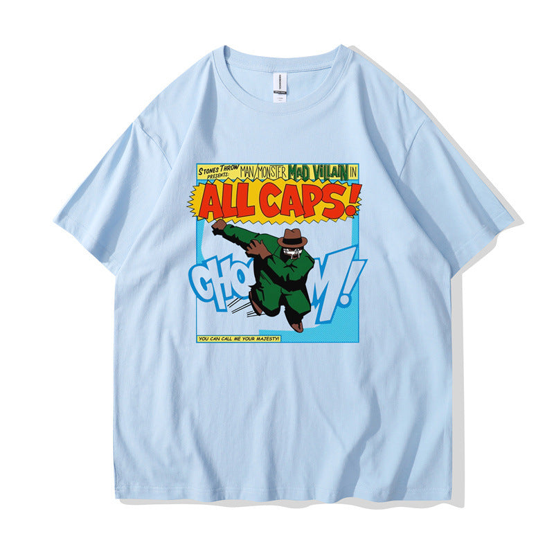 Mf Doom T Shirt Men's Fashion Pattern Personalized Printing