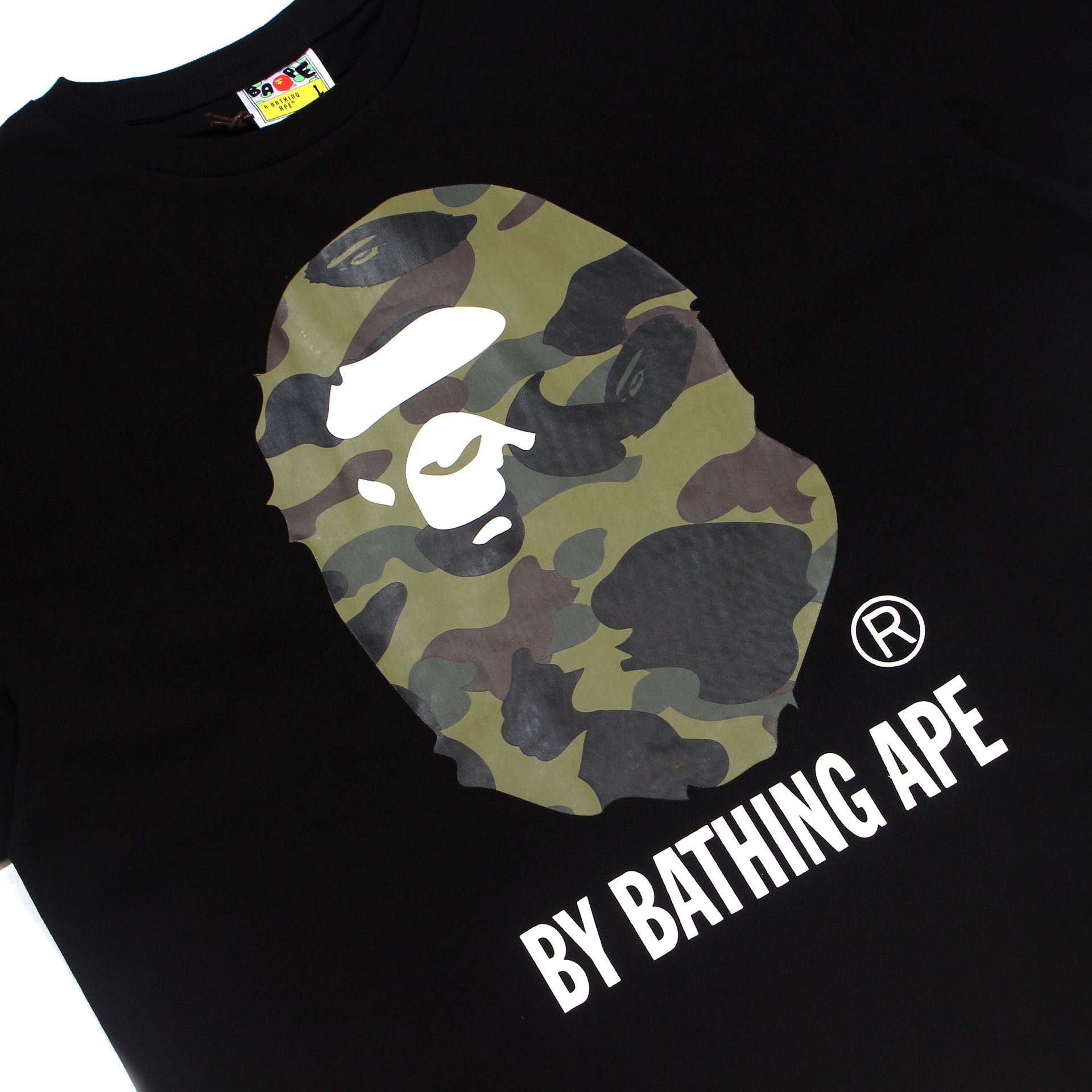 Bape Bearbrick T Shirt Casual Letter Printed Round Neck Short Sleeve