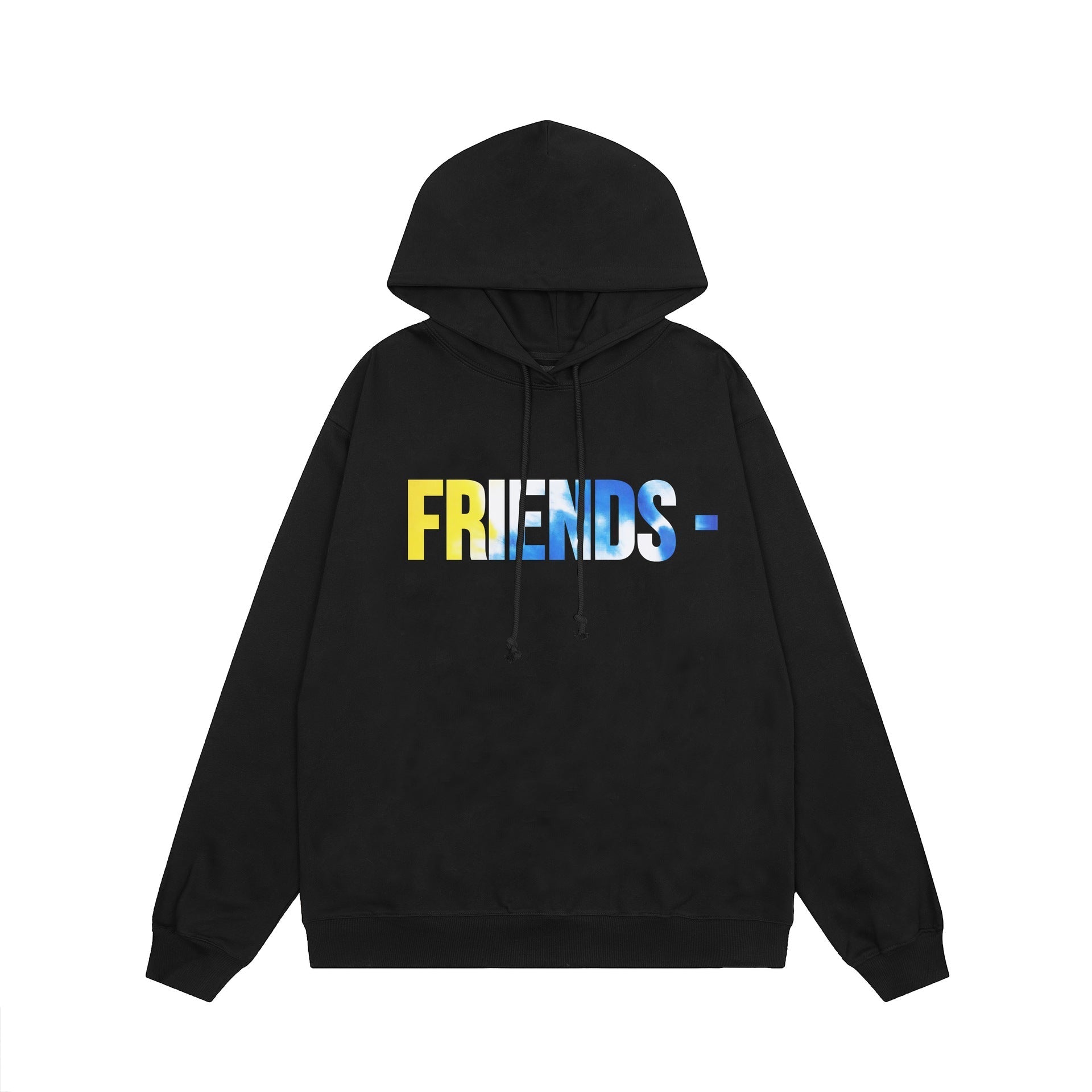 Vlone Hoodie autumn and winter gradual change big V letter
