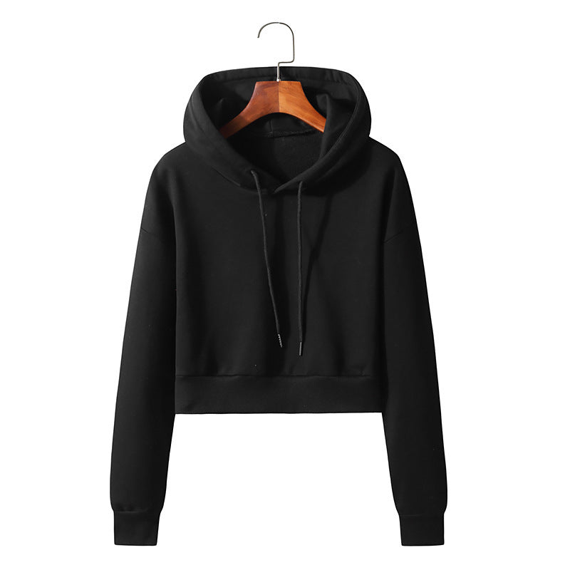 MEN'S Hoodie Exposed Navel Design Short