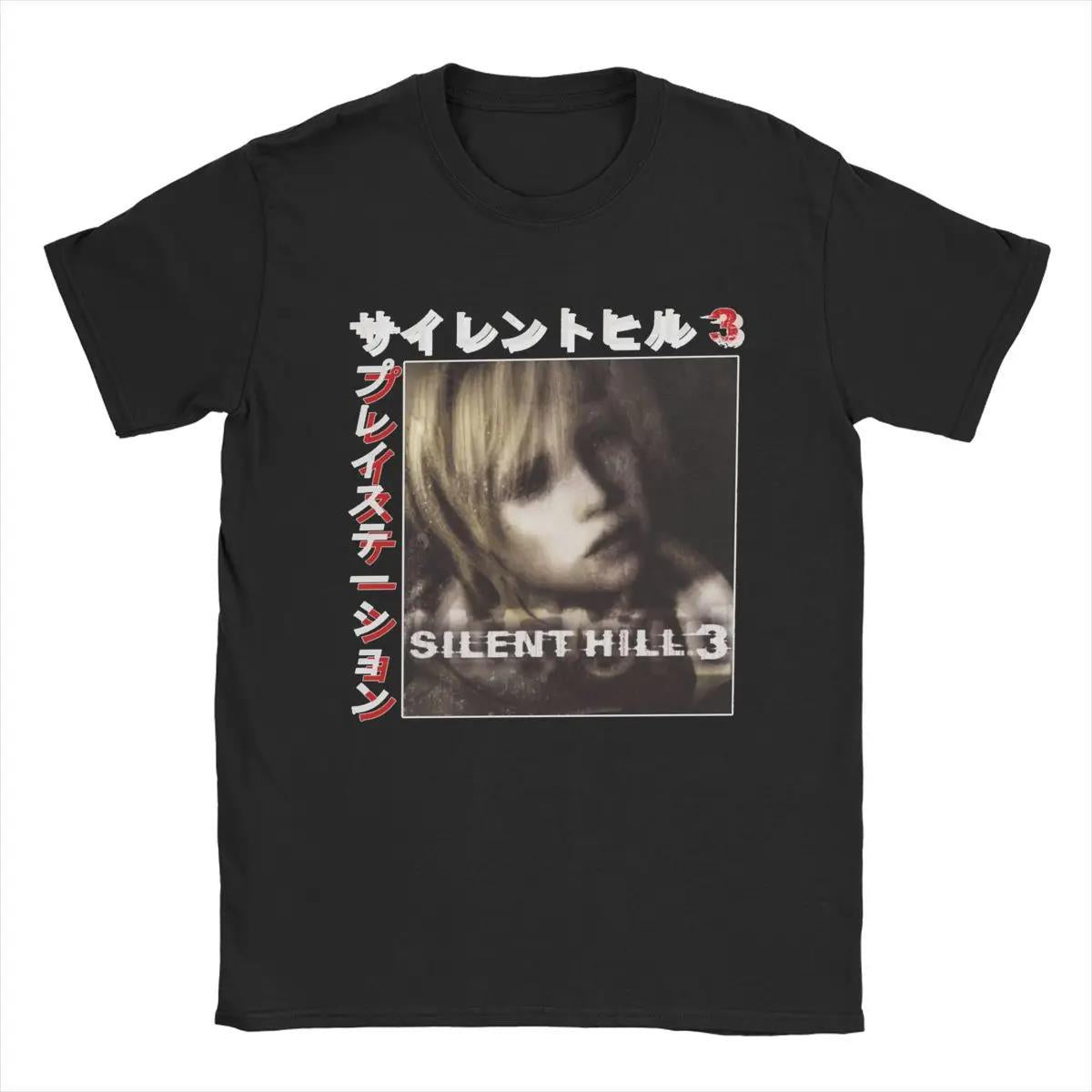 Men's Silent Hill 3 T Shirt  Cotton Clothes Vintage Short