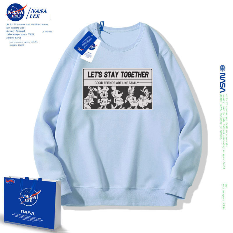 Nasa Children Hoodie Nasa Children'S Round Neck Sweater Spring And Autumn Loose
