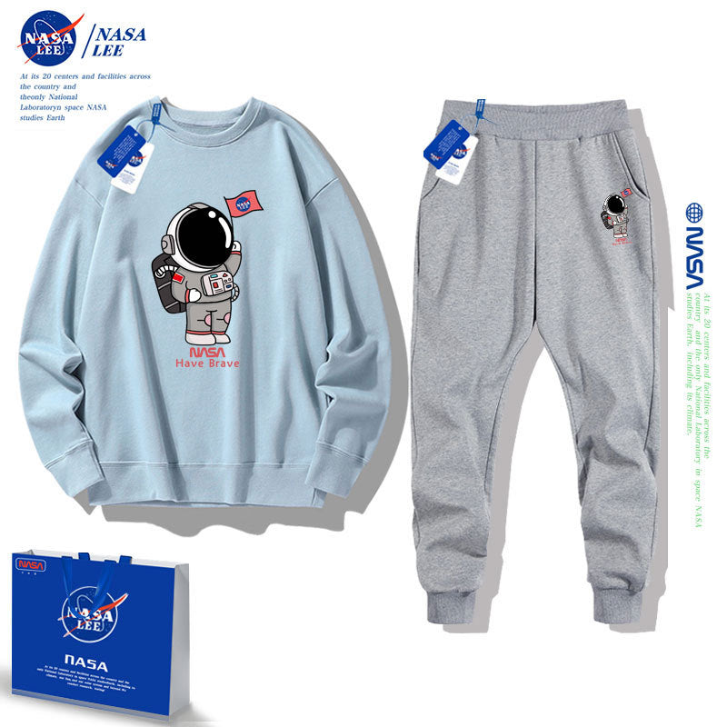 Nasa Children Hoodie Nasa Children'S Sweatshirt Suit Spring And Autumn Round Neck