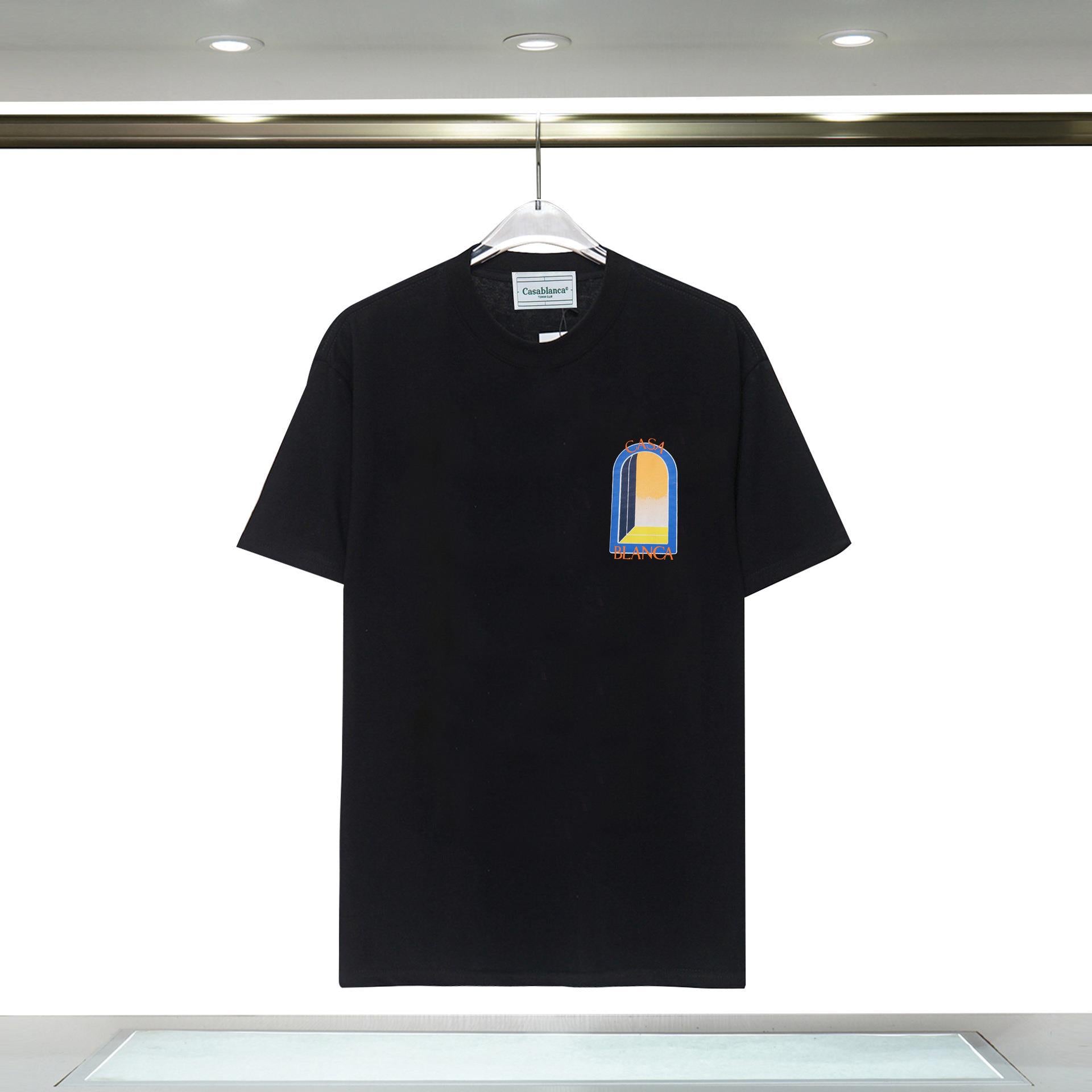 Casablanca T Shirts Fashion Casual Crew Neck Tee