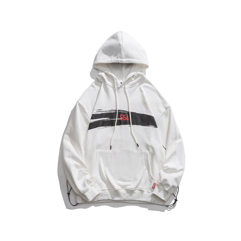 Mens Graphic Hoodies Men's Loose Casual Print Long Sleeve