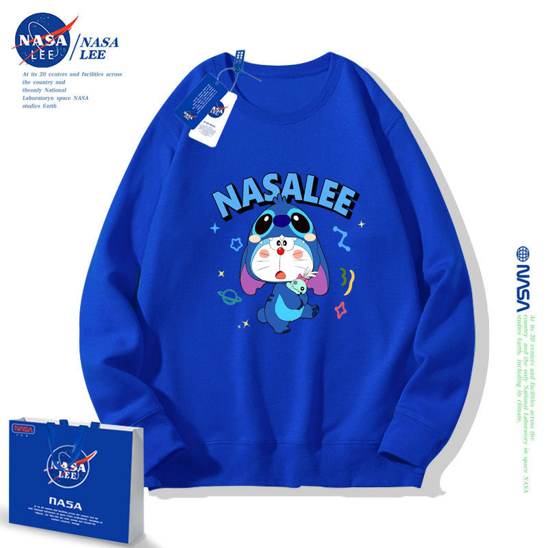Nasa Children Hoodie Nasa Sweater Children'S Autumn Loose Round Neck