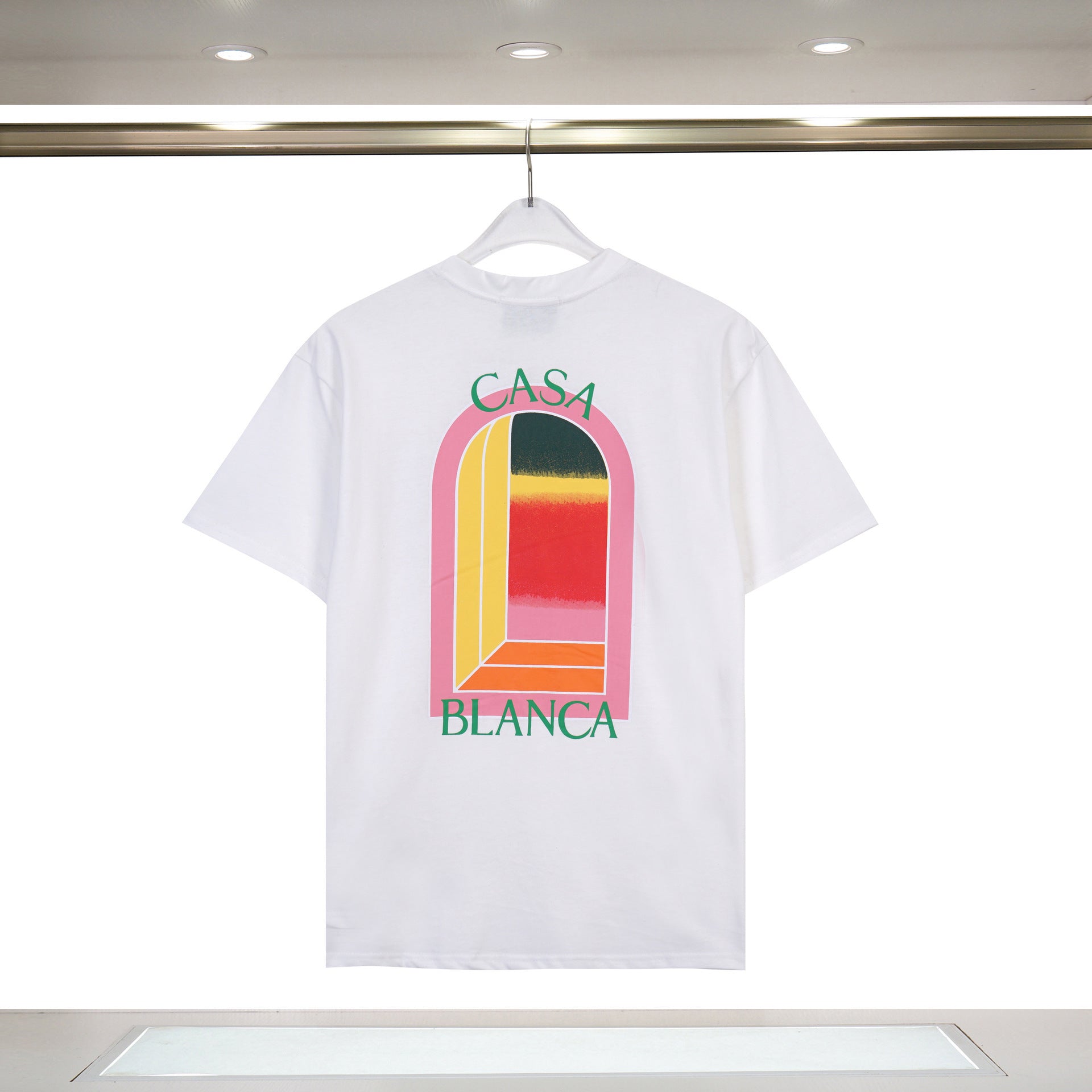 Casablanca T Shirts Rainbow Gate Alphabet