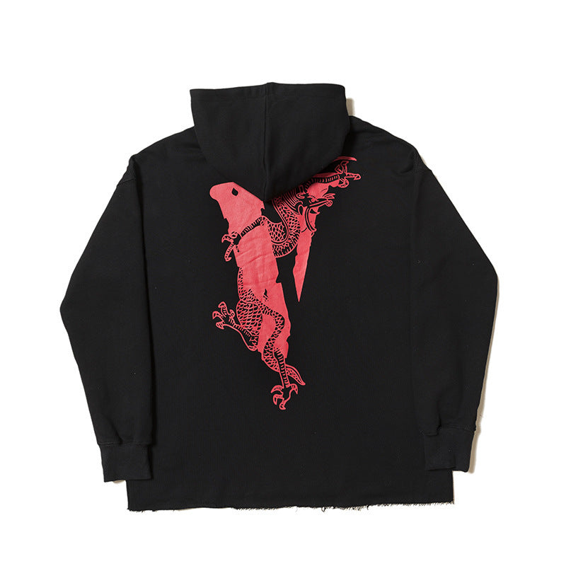 Vlone Hoodie Men'S And Women'S Casual Thick Hooded Sweater