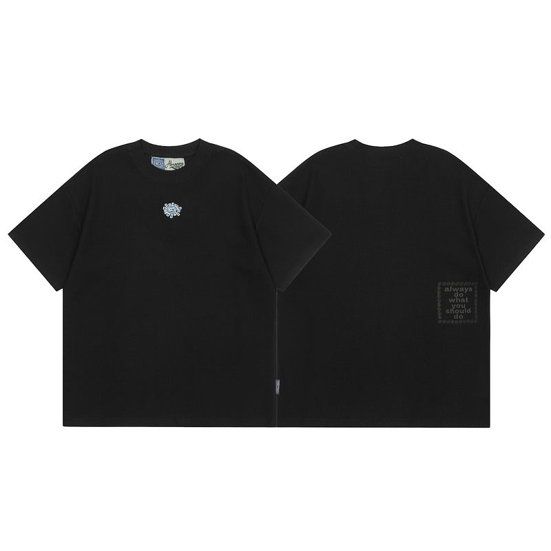 Always Do What You Should Do T Shirts Short Sleeve Summer Men and Women