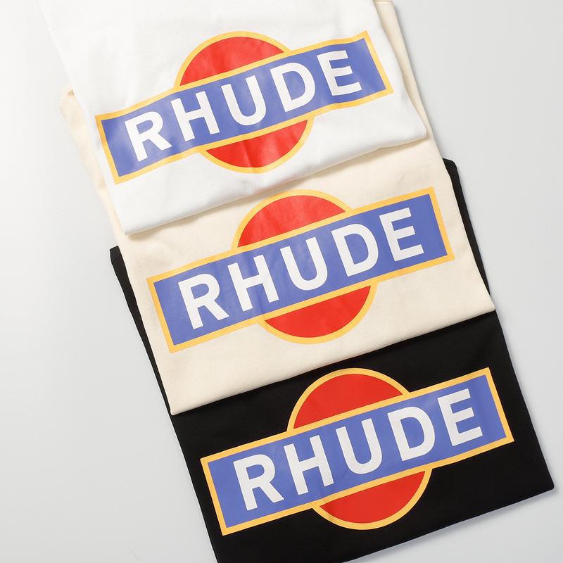 Rhude T Shirt Leopard Print Short Sleeve T-Shirt