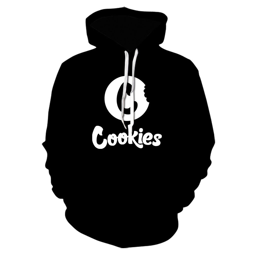 Cookies Hoodie Digital Printed Hood Sweater
