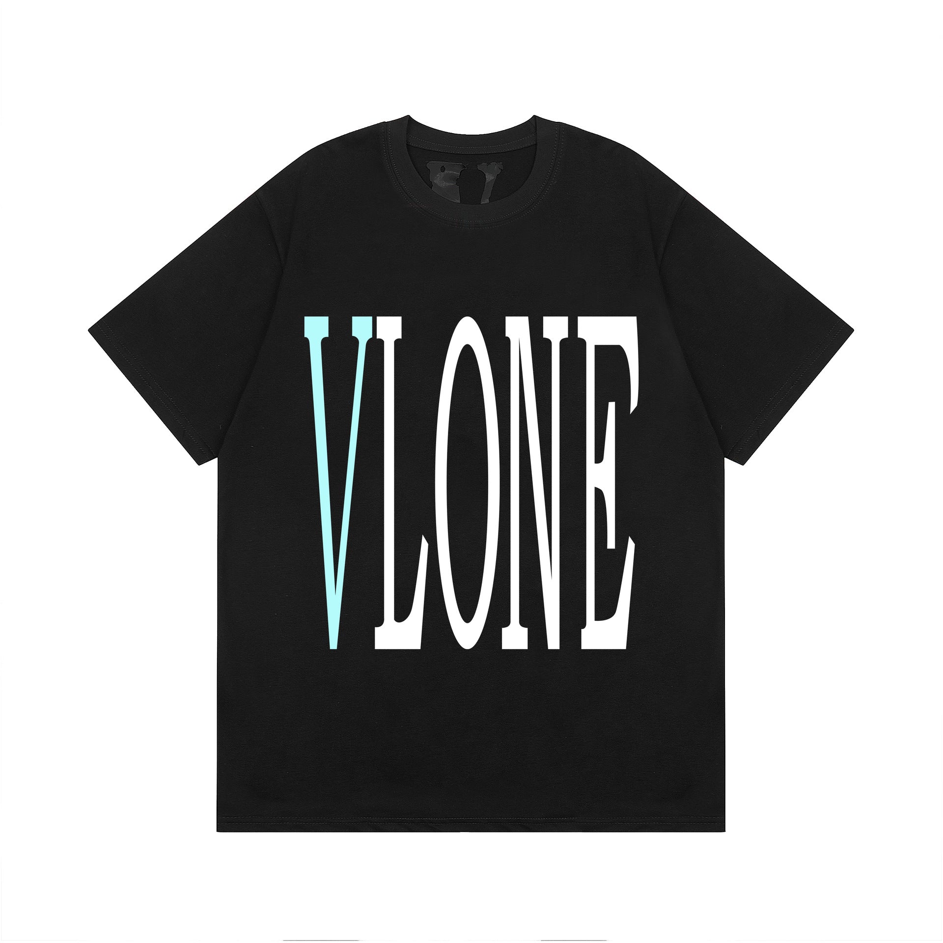 Vlone T Shirt Spring Summer Pattern Crew Neck