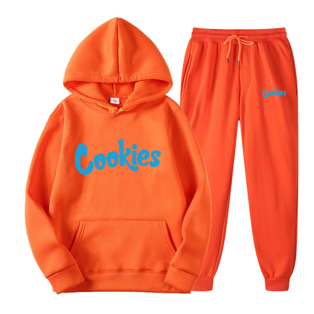 Cookies Hoodie Printed Pullover Suit