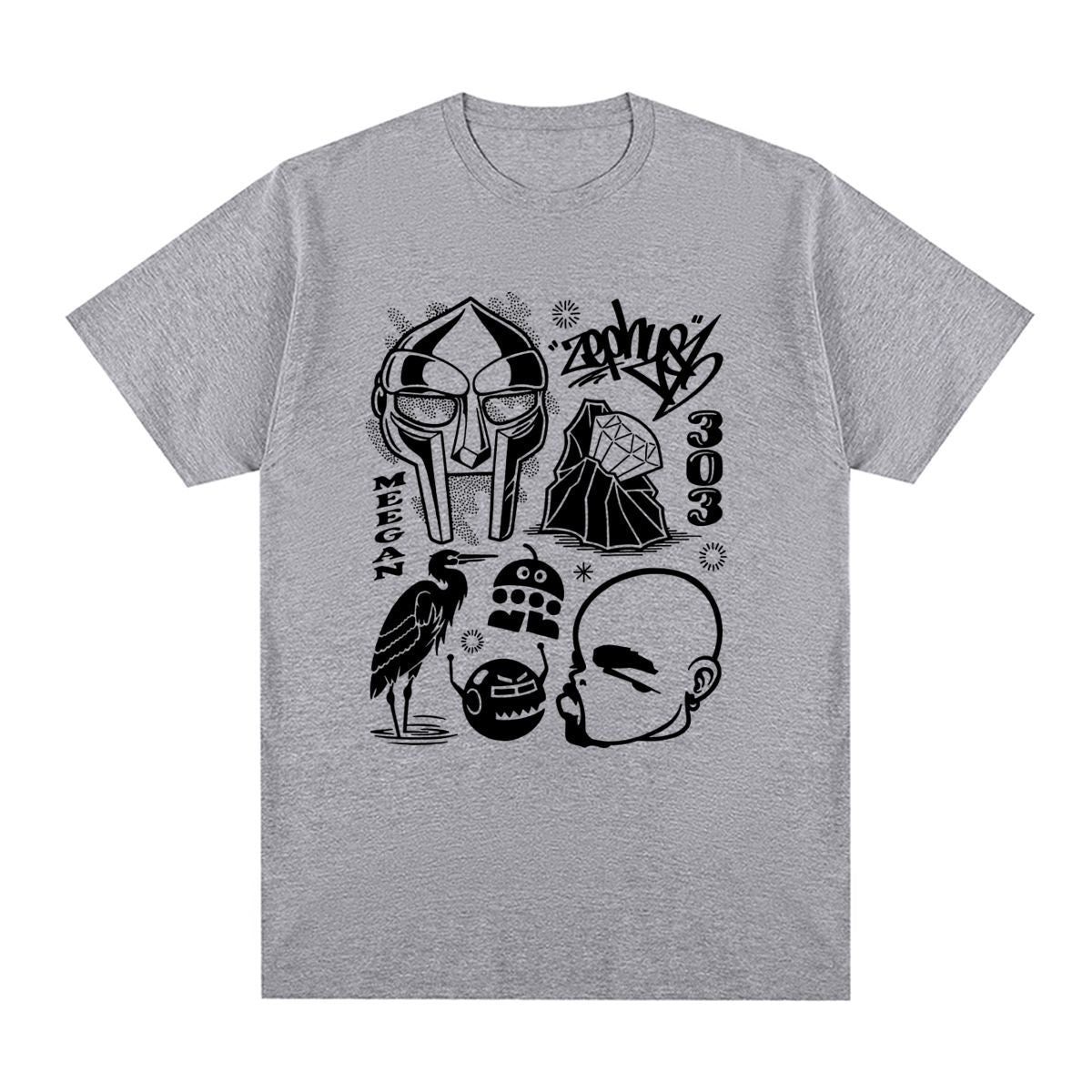 Mf Doom T Shirt Vintage T-shirt Cotton