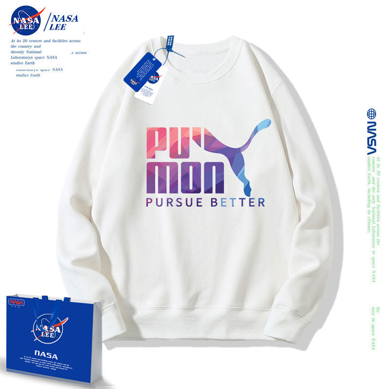 Nasa Children Hoodie Nasa Sweater Children'S Autumn Loose Round Neck