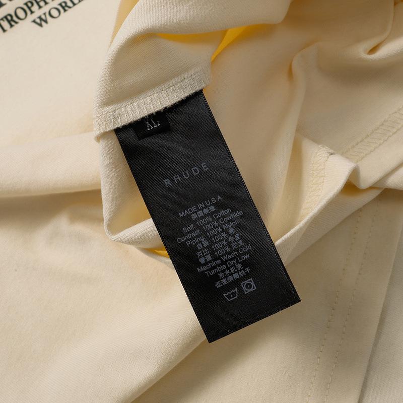 Rhude T Shirt Geometric Print Short Sleeve T-Shirt