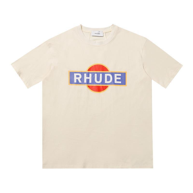 Rhude T Shirt Leopard Print Short Sleeve T-Shirt