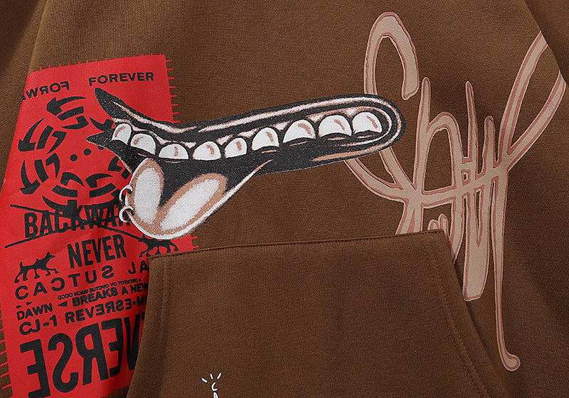 Kanye West Sunday Service Hoodie Aw Grin-Hoodie Loose Men'S And Women'S Hoodies