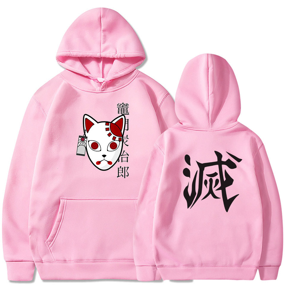 Anime Hoddies Demon Slayer Pullover Women Tanjiro Kamado Costume Hoodie